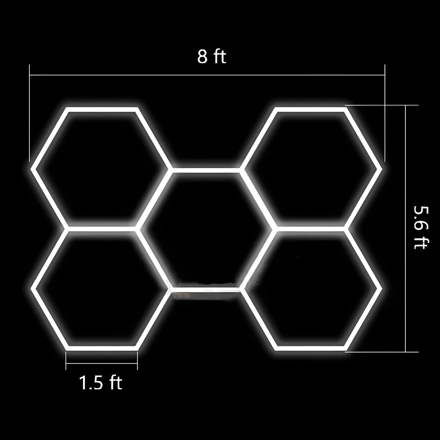 RGBW Honeycomb Modular Suspended Lighting Wall Lights